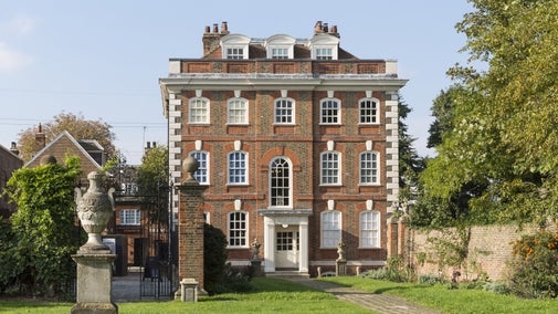 A view of the exterior of Rainham Hall in London